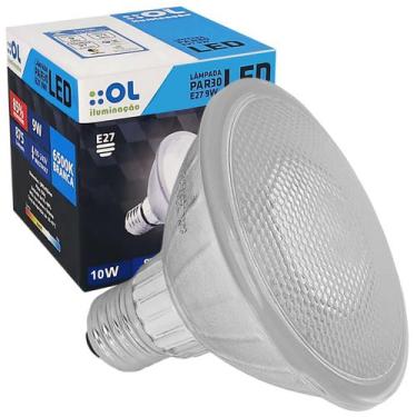 Imagem de Lâmpada Led Par30 10W Bivolt E27 Branco Frio 6500K, 110V/220V