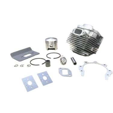 Imagem de Kit Pistão Cilindro Junta E Vela Roçadeira 52cc 58cc 63cc - Importway