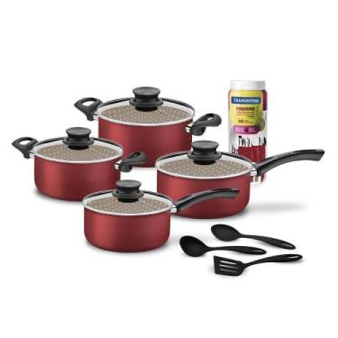 Imagem de Jogo Tramontina Panelas 4 Pç, Faqueiro 30 Pçs E Ability 3 Pç