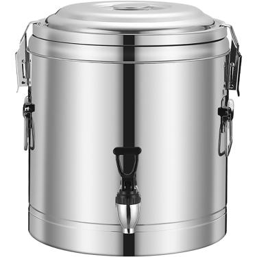 Imagem de Dispensador De Bebidas Isolado Para Catering, Barril Isolado De Aço Inoxidável Com Torneira, Dispensadores De água Quente Urna De Chá, 70l