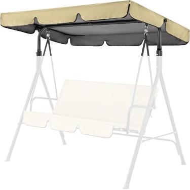 Imagem de Substituição Do Dossel De Balanço De 2-3 Lugares, Dossel De Assento De Balanço De Jardim à Prova D'água à Prova De Poeira, Substituição De Dossel, Royal Blue, 249 * 185 * 18cm