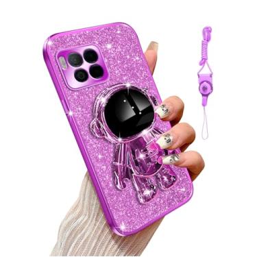 Imagem de Annyojo Capa para celular T-Mobile Revvl 7 Pro, capa protetora à prova de choque para T-Mobile Revvl 7 Pro, roxa