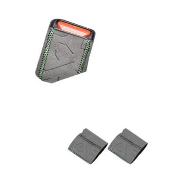 Imagem de Capa De Fivela De Cinto De Segurança Em Camurça Para ZEEKR 001 007 X 2