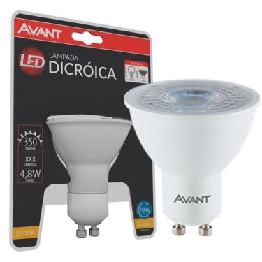 Imagem de Lâmpada Led Dicroica Mr16 Gu10 4,8w 2700k Âmbar - Avant