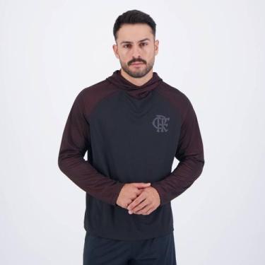 Imagem de Blusa Flamengo Manga Longa Dikla Preta - Braziline, P