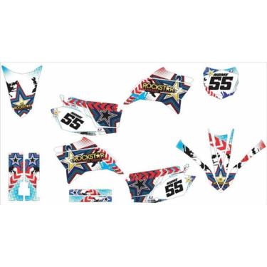 Imagem de Kit Adesivo Moto Cross Trilha Ttr 230 Personalizado Lm149
