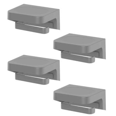 Imagem de 4X Porta Papel Higiênico De Parede Banheiro Ou Preto