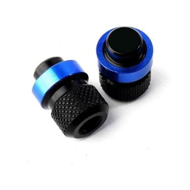 Imagem de Tampa de válvula de pneu de roda de motocicleta compatível com Y&AMAHA MT07 FZ07 MT09 FZ09 FJ09 MT03 MT25 MT125 MT10 FZ10 MT-07 2021-2024 (azul Y)