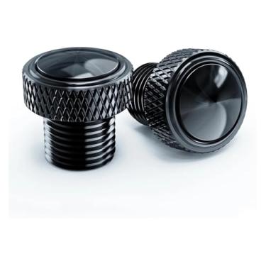 Imagem de BYYINGSUS Tampas de parafusos de plugue de furo para espelhos de motocicleta Tampa de furo de seta compatível com Z900 Z750 Z650 Z800 Z1000 SX Z400 (Mhp preto)