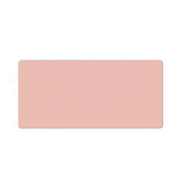 Imagem de Kit 2 mouse pad grande 100x48 antiderrapante rosa claro slim
