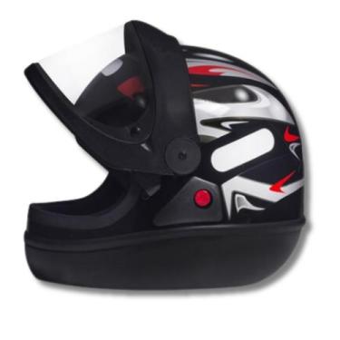 Imagem de Capacete taurus san marino grafic automatico preto nbr 7471, 60