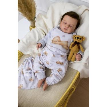Imagem de Pijama Bebê em Cotton Confortável e Divertido para Noites de Sonhos Es