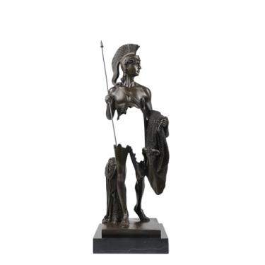 Imagem de NILEEBUKER Estátua de bronze jasão e lã dourada réplica escultura famosa grega decoração de casa arte antiga