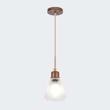 Imagem de Luminária pendente pequena de vidro E27 1 luz interior teto pendurado luz minimalista banheiro penteadeira ajustável luminária suspensa decoração para casa lustre, decoração moderna