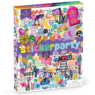 Imagem de Craft-tastic – Sticker Party – Features 1000+ Trendy VSCO Stickers – Decorate Journals, Water Bottles, Phones, Notebooks, and More – Stickers are Removable & Won't Leave Sticky Residue Behind!