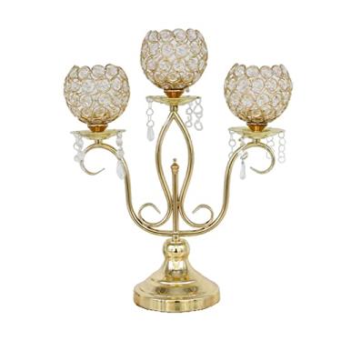 Imagem de Castiçal de metal castiçal suporte de vela suporte de vela para festa eventos especiais X-mas castiçal evento vela suporte castiçais