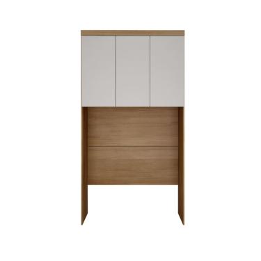 Imagem de Modulado Aéreo Solteiro 3 Portas - Linea-Cumaru/Fendi  - Móveis Novo Horizonte