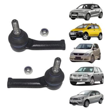 Imagem de 02 Terminal Direção Nakata Dianteiro Volkswagen Crossfox 2005 A 2018, 