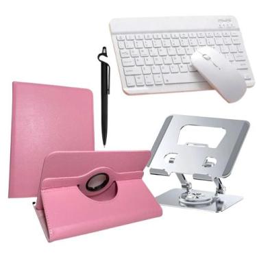 Imagem de Kit Completo P/tablet Redmi Pad 2 11' 2025 Capa + teclado Mouse + Supo