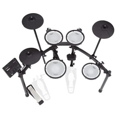 Imagem de Roland Kit de V-Drums eletrónico TD-07DMK – Mítico remendo de malha de dupla camada com expressão e execução superiores, com Bluetooth, USB para gravar áudio e dados MIDI