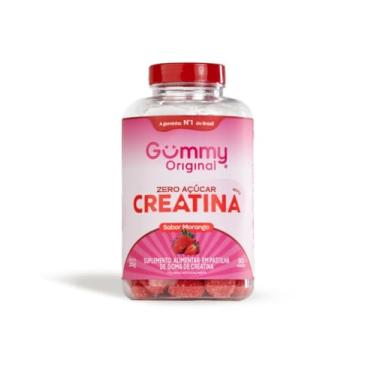 Imagem de Creatina Gummy original em goma Zero Açúcar Sabor Morango 90 Gomas