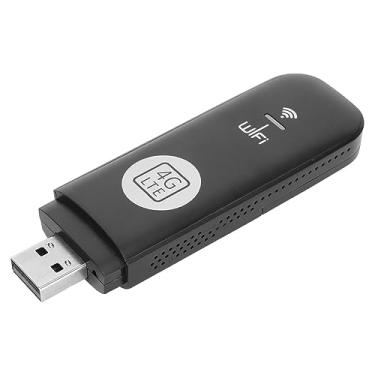 Imagem de Pissente Roteador 4G, Modem WiFi LTE USB Portátil Com Slot para Cartão SIM Alta Velocidade 150Mbps Suporta 8 Dispositivos Alcance WiFi 10m Plug & Play para Viagem Home Office