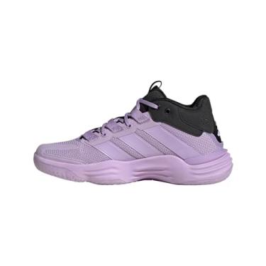 Imagem de adidas Tênis feminino Ftwwht/Broyal/Tmsoor Courtstabil W FTWR branco/azul royal brilhante/Team Solar Orange 36 EUA, Ameixa em pó/ameixa em pó/preto, 8 Wide