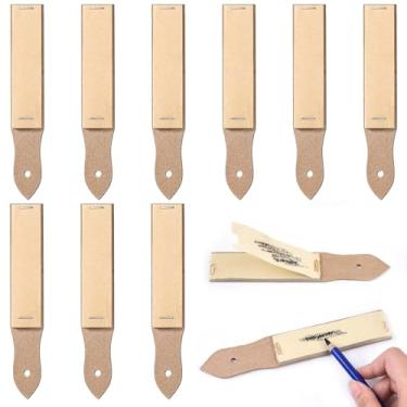 Imagem de Apontador de lápis de lixa, apontador de lápis de lixa de esboço, para artistas, apontador de lápis de carvão para adultos e adolescentes, ferramentas de desenho de arte (9 peças)
