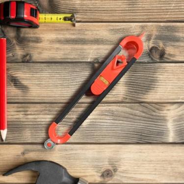 Imagem de Régua de precisão para marcenaria - régua de calibre de contorno irregular, ferramenta de marcação de vidro de azulejo, régua de cópia de curva irregular bloqueável