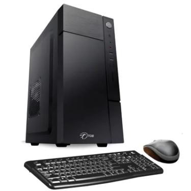 Imagem de Computador Tob Intel Core I5, 16GB, SSD 480GB, Windows 10 Pro Trial + Teclado E Mouse - Desktop Pc Cpu