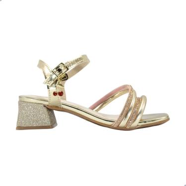 Imagem de Sandália Infantil Molekinha Dourado