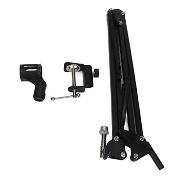 Imagem de Zhjvihx Suporte de Braço de Microfone, Braço de Lança de Microfone de Metal Estável Ajuste de 360 ​​graus Universal Com Clipe de para Mesa