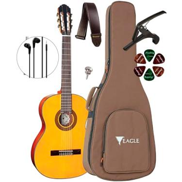 Imagem de Violão Canhoto Eagle Dh69 Acústico Com Bag + Acessórios (STVG)