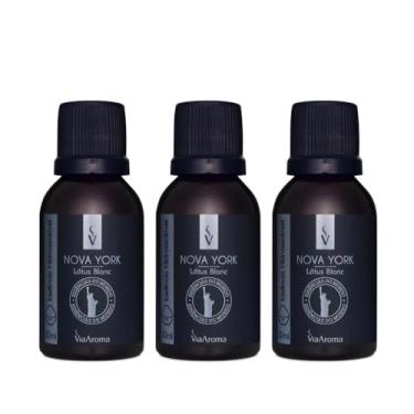 Imagem de Kit 3 Essencias Hidrossoluvel Nova York 30ml Via Aroma