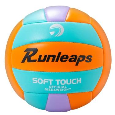 Imagem de Bola de PU macia impermeável de voleibol Runleaps tamanho 5 21 cm