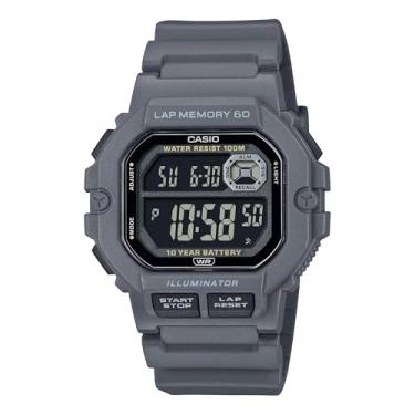 Imagem de Casio Série AE-1600H | Cinza | Bateria de 10 anos | Iluminador LED | Relógio Digital, Cinza