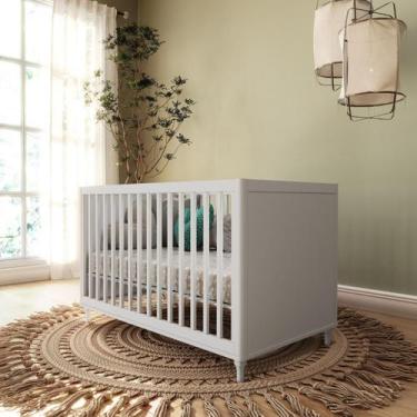 Imagem de Berço Americano 2 Em 1 Mini Cama Coleção Fofura Divicar, branco