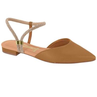 Imagem de Sapatilha Vizzano 1206.1003 Mule Casual, 36, Camel, Ouro rosado, Bege