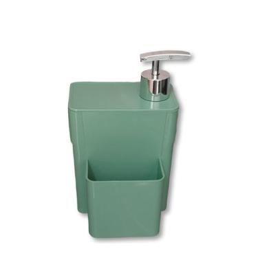 Imagem de Dispenser de detergente organizador pia verde menta micromax