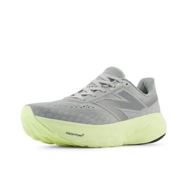 Imagem de New Balance Tênis de corrida feminino Fresh Foam X 1080 V14, Raincloud/Limelight/prata metálico, 6.5