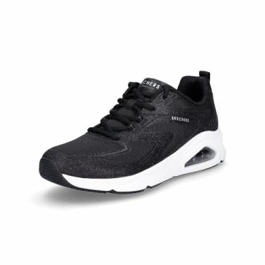 Imagem de Skechers TRES-AIR UNO GLIT-AIRY feminino, preto, 38 BR