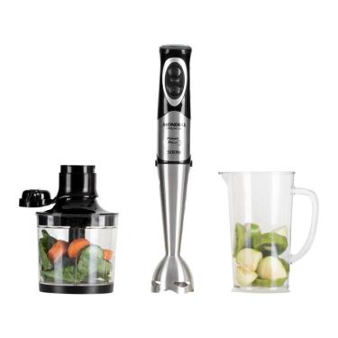 Imagem de Mixer 2 em 1 Mondial 500W Preto e Prata Premium