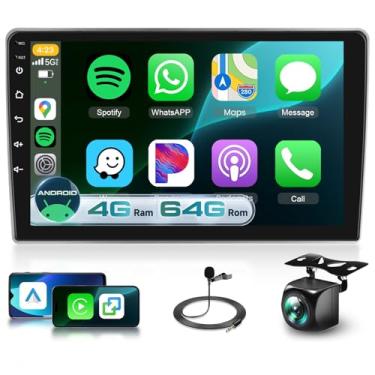 Imagem de Rádio estéreo 4G + 64G para Chevy Chevrolet Silverado 2007-2012 com DSP/32EQ Wireless Carplay Android Auto, Sellrich 10,1 polegadas 1280P rádio com tela sensível ao toque Bluetooth 5.0 FM/RDS
