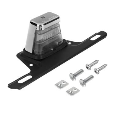 Imagem de Sandfren Luz de placa de identificação LED para trailer, iluminação de placa de identificação de veículo de reboque impermeável de 12 V com suporte de suporte, acessórios de lâmpada externa de reboque