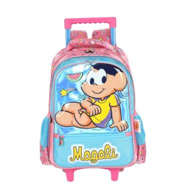 Imagem de Mochila de Rodas Turma da Mônica Infantil Meninas Magali