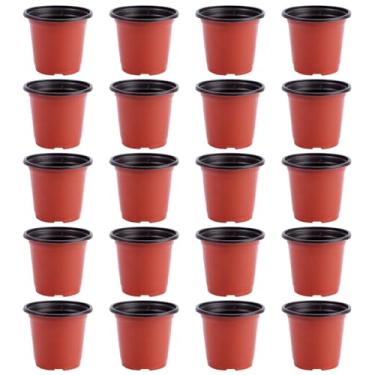 Imagem de 100pcs Plant Propagator Pots Plastic Nursery Cups for Outdoor Plants Breathable Containers for Flowers Vegetables and Herbs for Home Gardening and Growing