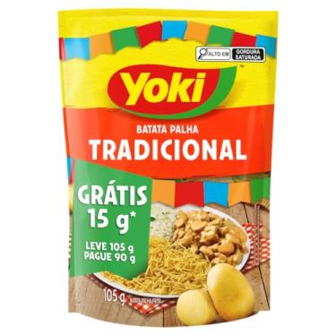Imagem de Batata Palha Tradicional Yoki Sachê Leve 105g Pague 90g