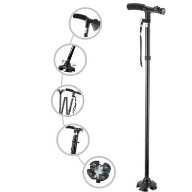 Imagem de Bengala Dobrável para Caminhada com Luz de Led até 90 Kgs