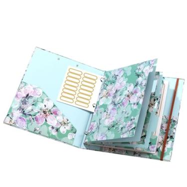 Imagem de Pasta de bolso de arquivo, divisórias de guias de fichário,Ver pastas de arquivos do Binder Portable 3Ring | Material escolar tamanho carta material de escritório com divisória para estudo