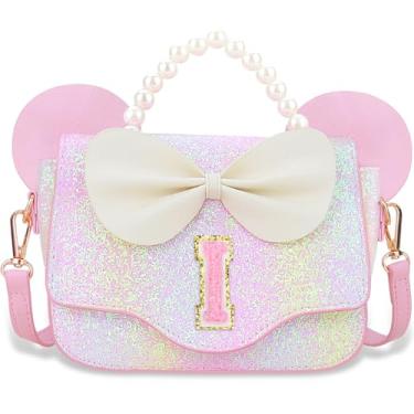 Imagem de Luchike Presentes de aniversário para meninas – Bolsa tiracolo infantil para princesas, presentes de Natal, Rosa - G, I